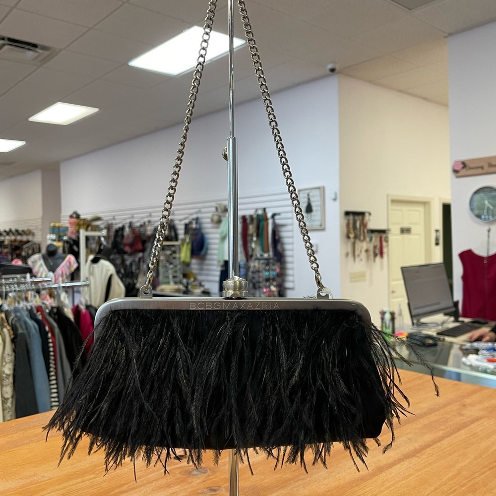 BCBGMaxazria Feather Evening bag